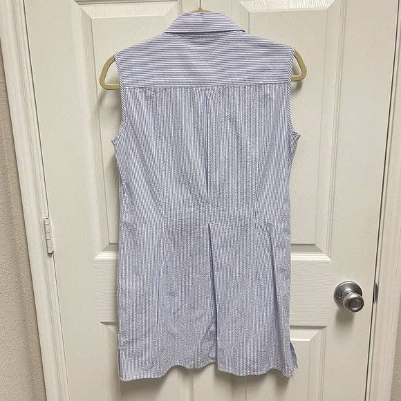 San Cristobal Seersucker Guayabera Dress - Picture 8 of 11